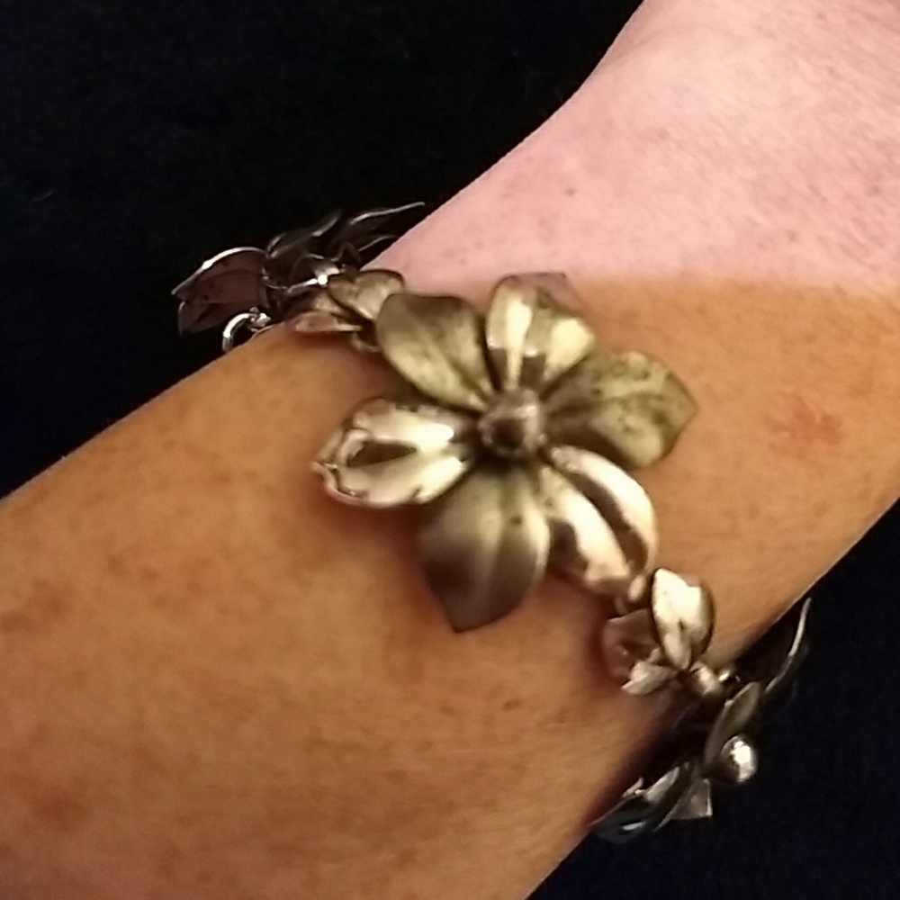 Vintage sterling bracelet signed - Picture 6 of 6